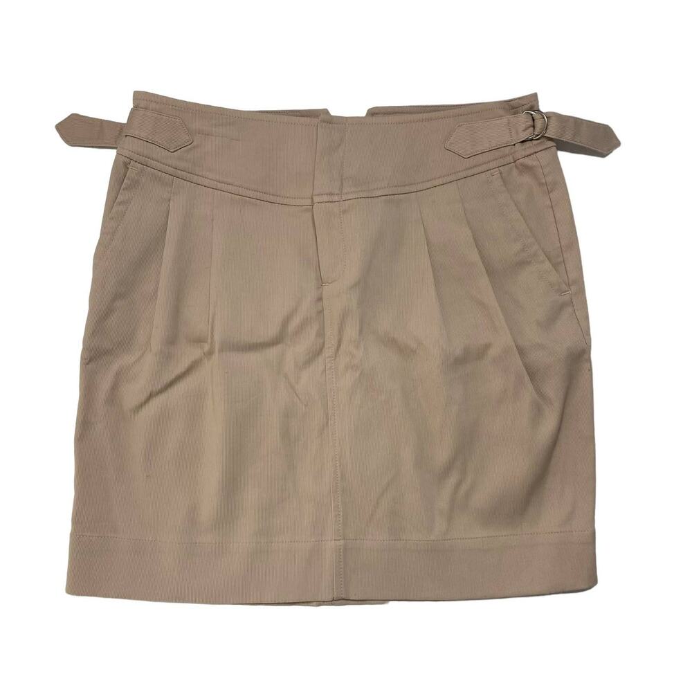 BANANA REPUBLIC *NEW* Dusty Pink Ribbed Pleated Pencil Skirt Size 2 Pockets NWT